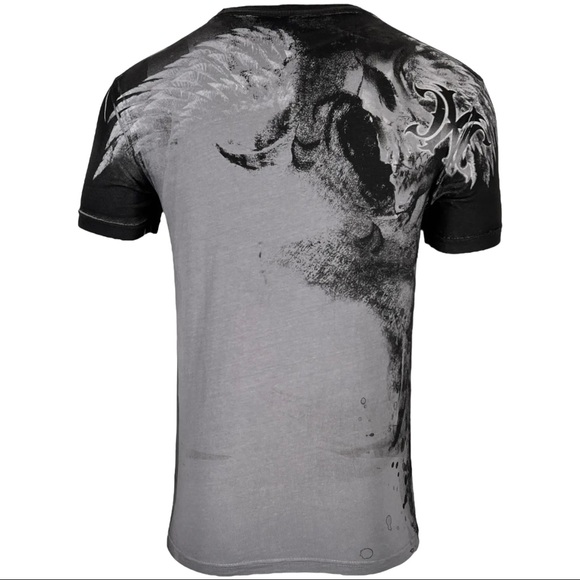 T-Shirt Biker Con Teschio XTREME Da Uomo - S-4X Albania